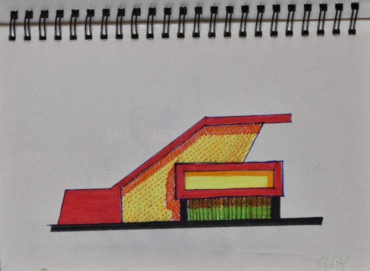 Architectural Sketches Series | Sketch 002 | “North is to the&nbsp;right”