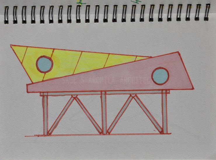 Architectural Sketches Series | Sketch 004| “Everyone is wrong, North is that&nbsp;way!”