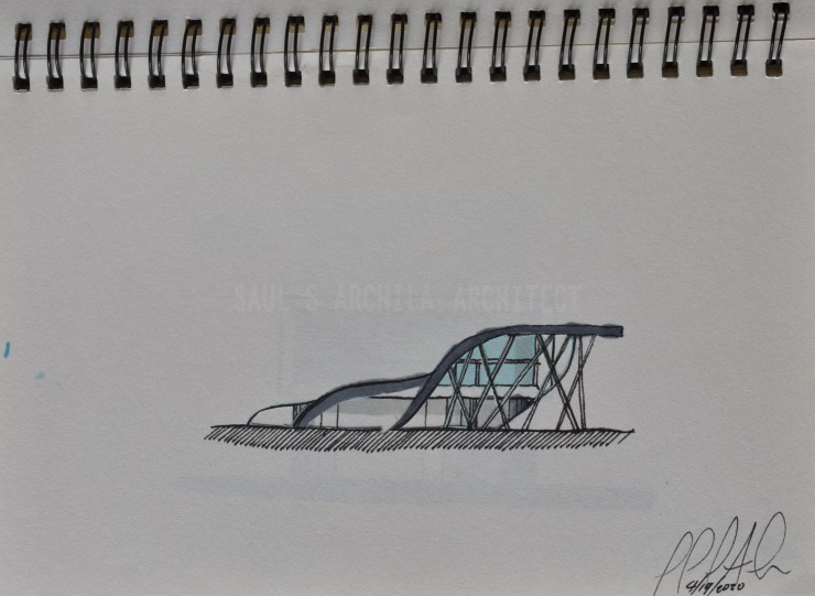 Architectural Sketches Series | Sketch 005 | “A little&nbsp;twist”