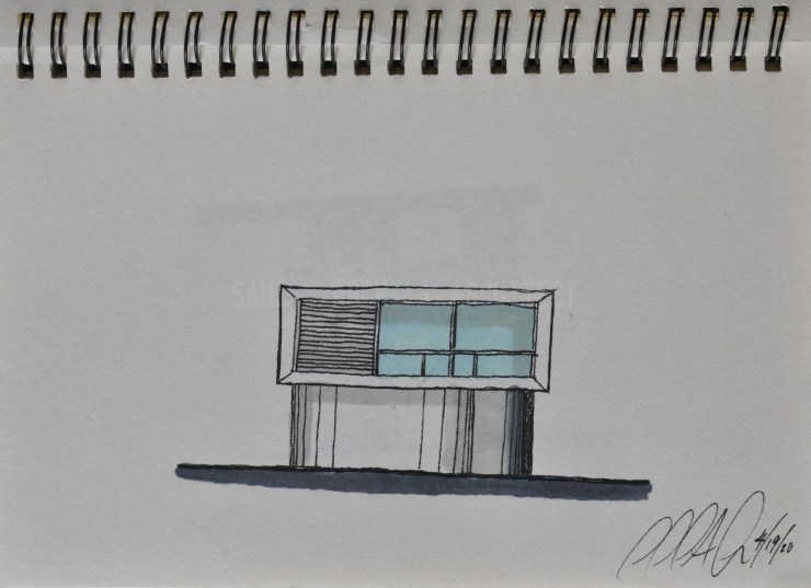 Architectural Sketches Series | Sketch 006 | “A lifted&nbsp;home”