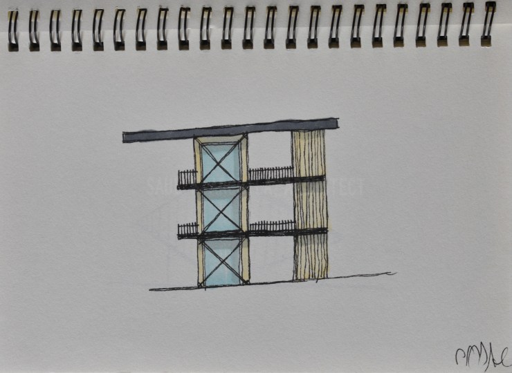 Architectural Sketches Series | Sketch 007 | “Untitled”