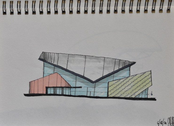 Architectural Sketches Series | Sketch 015 | “Testing&nbsp;Shapes”