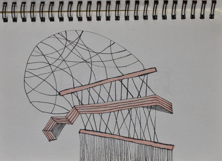 Architectural Sketches Series | Sketch 027 | “A Few&nbsp;Squiggles”