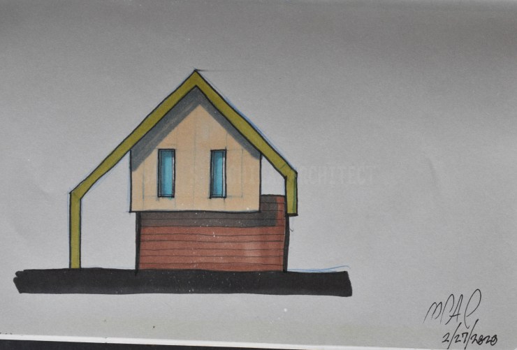 Architectural Sketches Series | Sketch 039 | “House&nbsp;#3”